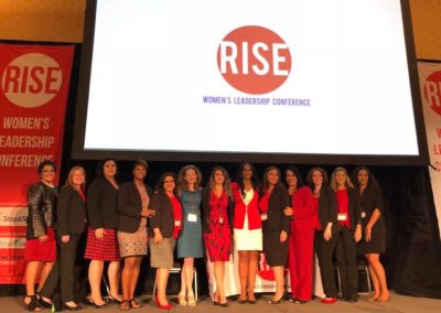 Women of RISE on stage